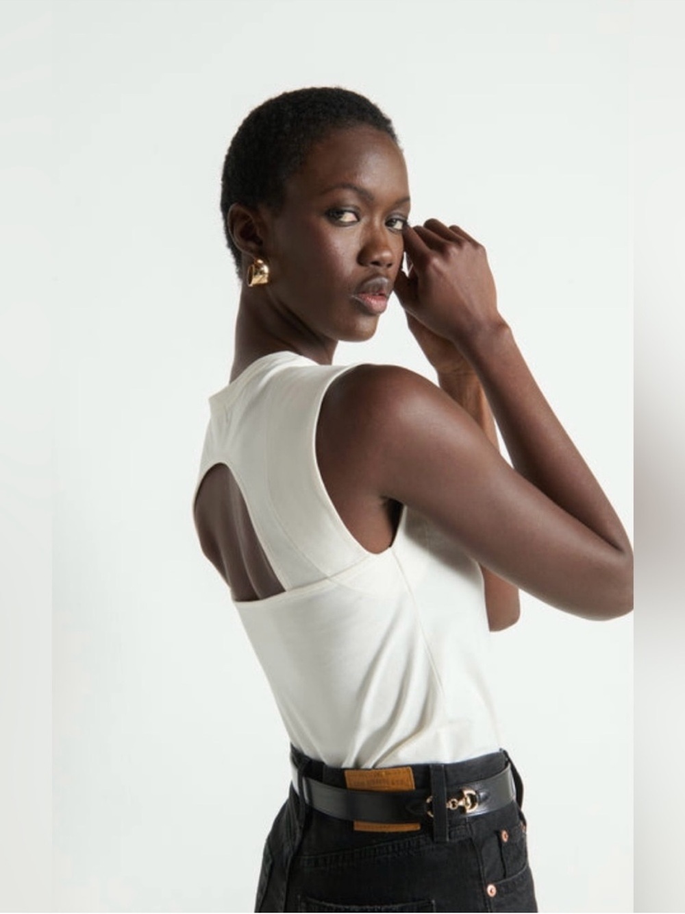 Nation LTD Rhonda Cut Out Top NWT